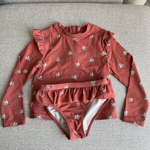 Miles the Label Girls Pink Swim Suit - 3yrs